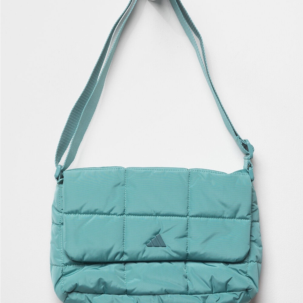 Teal/Turquoise Quilted Crossbody Bag - adidas